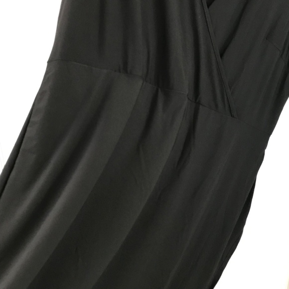 LILY By FIRMIANA Maxi Dress Sleeveless Hi Low Black NWT Women’s Plus Size 24W 4X - Picture 8 of 16